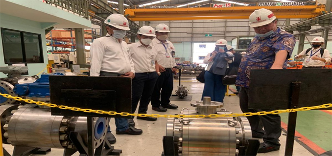 Teknologi pabrik katup lokal 100% karya anak Bangsa kagumkan Dirjen Migas